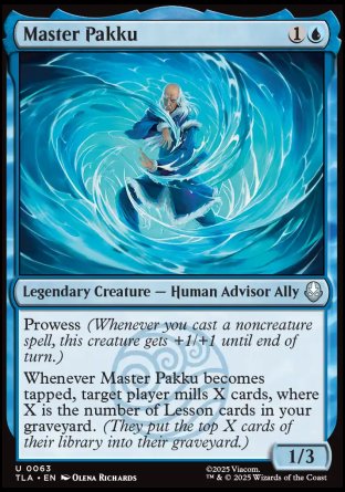 (063) Magic The Gathering Magic: The Gathering | Avatar: The Last Airbender Single: Master Pakku  Uncommon