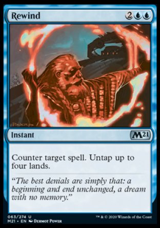 (063) Magic The Gathering Core 2021 Single: Rewind Holo Uncommon