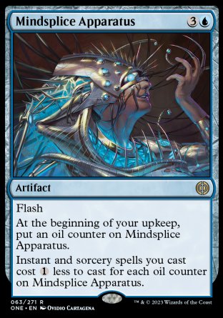 (063) Magic The Gathering Phyrexia: All Will Be One Single: Mindsplice Apparatus  Rare