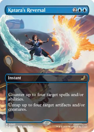 (063) Magic The Gathering Magic: The Gathering | Avatar: The Last Airbender: Eternal Single: Katara's Reversal Holo Rare
