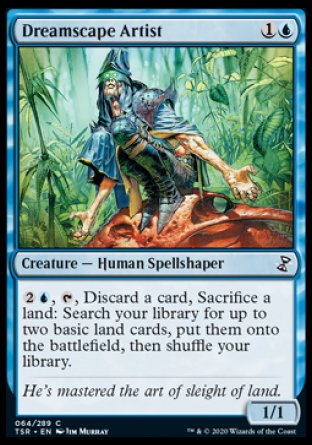 (064/289) Magic The Gathering Time Spiral Remastered Single: Dreamscape Artist Holo Common