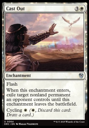 (064) Magic The Gathering Commander: Aetherdrift Single: Cast Out  Uncommon