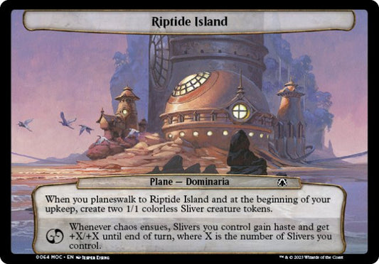 (064) Magic The Gathering Commander: March of the Machine Single: Riptide Island  Common