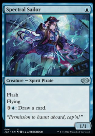 (064) Magic The Gathering Jumpstart 2022 Single: Spectral Sailor  Uncommon