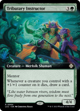 (064) Magic The Gathering Commander: The Lost Caverns of Ixalan: Extras Single: Tributary Instructor  Rare