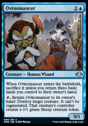 (064) Magic The Gathering Dominaria Remastered Single: Ovinomancer Holo Uncommon