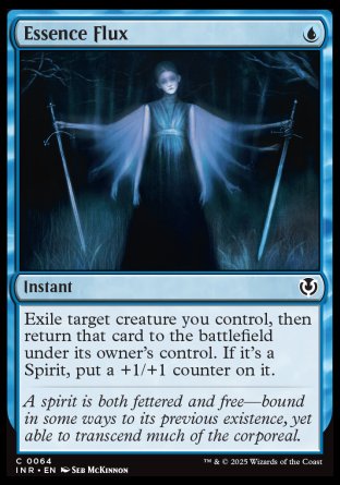(064) Magic The Gathering Innistrad Remastered Single: Essence Flux Holo Common