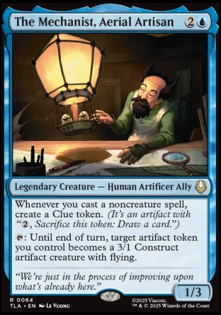 (064) Magic The Gathering Magic: The Gathering | Avatar: The Last Airbender: Promos Single: The Mechanist, Aerial Artisan Holo Rare