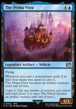 (064) Magic The Gathering Magic: The Gathering - FINAL FANTASY Single: The Prima Vista Holo Uncommon