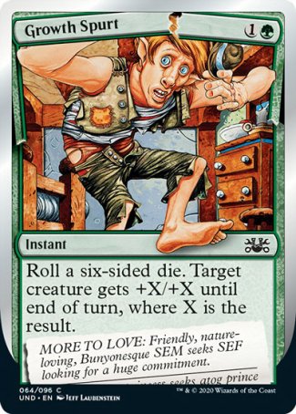 (064/096) Magic The Gathering Unsanctioned Single: Growth Spurt  Common