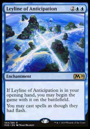 (064/280) Magic The Gathering Core 2020 Single: Leyline of Anticipation Holo Rare