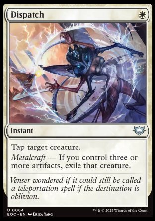 (064) Magic The Gathering Commander: Edge of Eternities Single: Dispatch  Uncommon