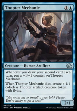 (065) Magic The Gathering The Brothers' War Single: Take Flight Holo Uncommon