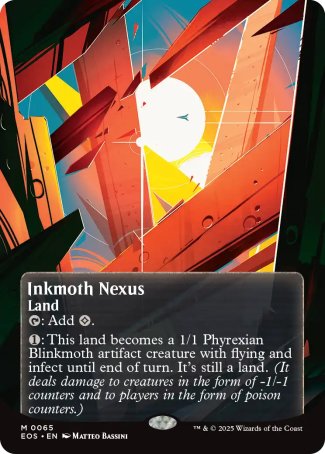 (065) Magic The Gathering Stellar Sights Single: Inkmoth Nexus (V.2)  Mythic