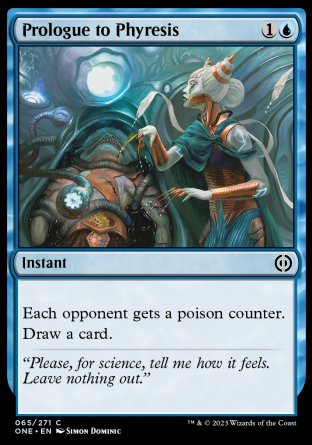 (065) Magic The Gathering Phyrexia: All Will Be One Single: Prologue to Phyresis Holo Common
