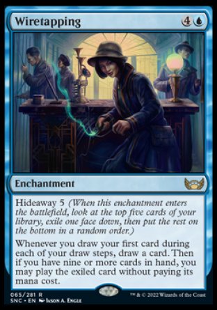 (065) Magic The Gathering Streets of New Capenna Single: Wiretapping  Rare