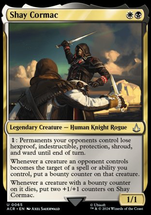 (065) Magic The Gathering Universes Beyond: Assassin's Creed Single: Shay Cormac  Uncommon