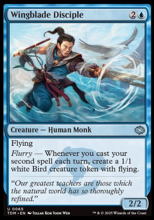 (065) Magic The Gathering Tarkir: Dragonstorm Single: Wingblade Disciple  Uncommon