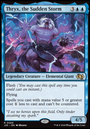 (065) Magic The Gathering Foundations Jumpstart Single: Thryx, the Sudden Storm  Rare