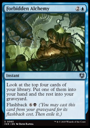 (065) Magic The Gathering Innistrad Remastered Single: Forbidden Alchemy  Uncommon