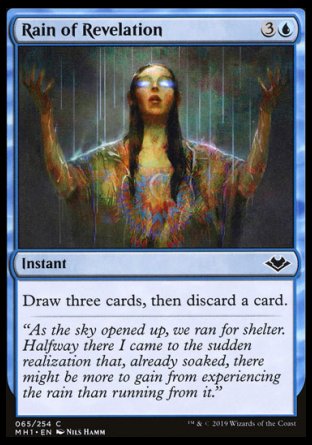 (065/254) Magic The Gathering Modern Horizons Single: Rain of Revelation Holo Common