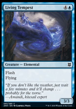 (065/280) Magic The Gathering Zendikar Rising Single: Living Tempest  Common