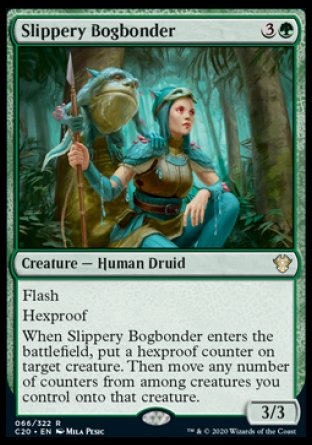 (066/322) Magic The Gathering Commander: Ikoria Single: Slippery Bogbonder  Rare