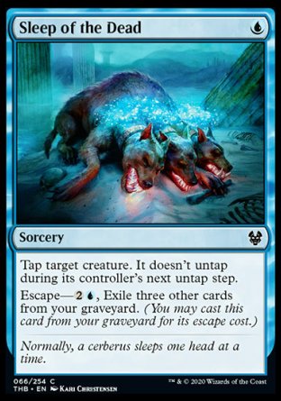 (066/254) Magic The Gathering Theros Beyond Death Single: Sleep of the Dead  Common