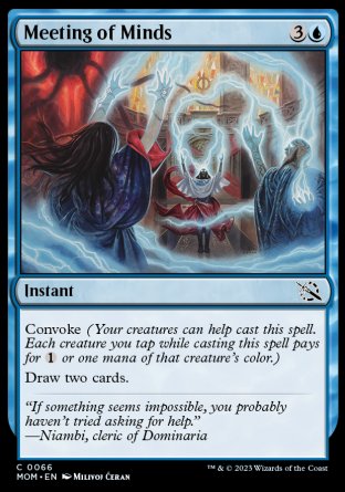 (066) Magic The Gathering March of the Machine Single: Meeting of Minds  Common