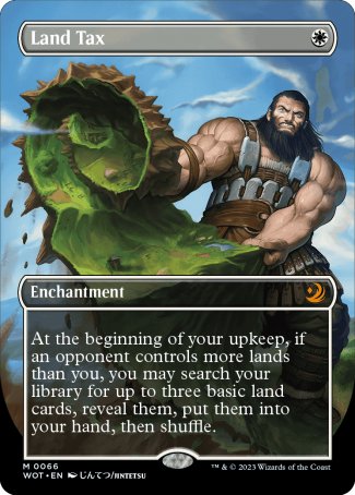 (066) Magic The Gathering Enchanting Tales Single: Land Tax (V.2)  Mythic