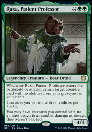 (066) Magic The Gathering Commander: Strixhaven Single: Ruxa, Patient Professor  Rare