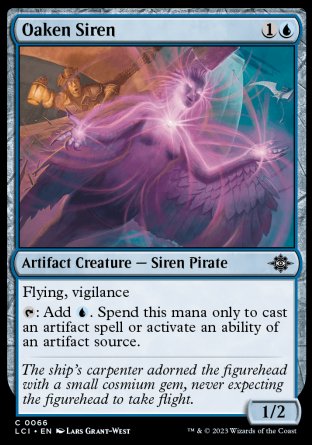 (066) Magic The Gathering The Lost Caverns of Ixalan Single: Oaken Siren  Common