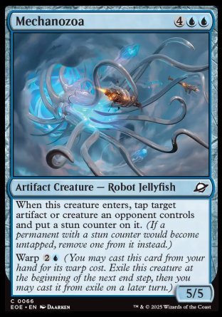 (066) Magic The Gathering Edge of Eternities Single: Mechanozoa Holo Common