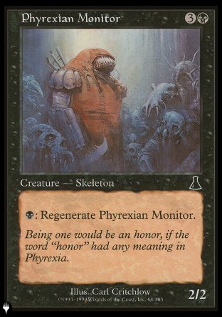 (064) Magic The Gathering The List Single: Phyrexian Monitor  Common