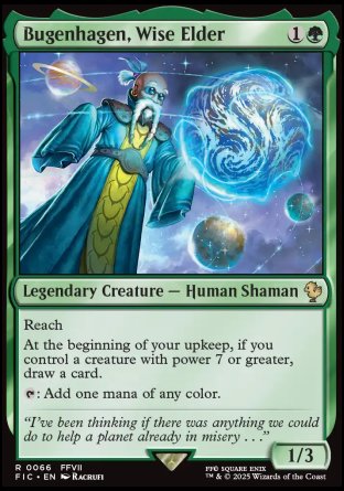 (066) Magic The Gathering Commander: Magic: The Gathering - FINAL FANTASY: Collector's Edition Single: Bugenhagen, Wise Elder Holo Rare