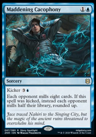 (067) Magic The Gathering Zendikar Rising: Promos Single: Maddening Cacophony (V.2)  Rare