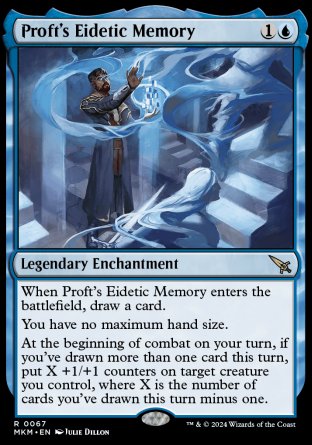 (067) Magic The Gathering Murders at Karlov Manor Single: Proft's Eidetic Memory Holo Rare