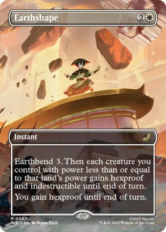 (067) Magic The Gathering Magic: The Gathering | Avatar: The Last Airbender: Eternal Single: Earthshape  Rare