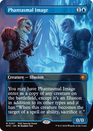 (067) Magic The Gathering Special Guests Single: Phantasmal Image Holo Mythic