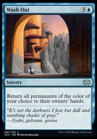 (067) Magic The Gathering Double Masters 2022 Single: Wash Out  Uncommon