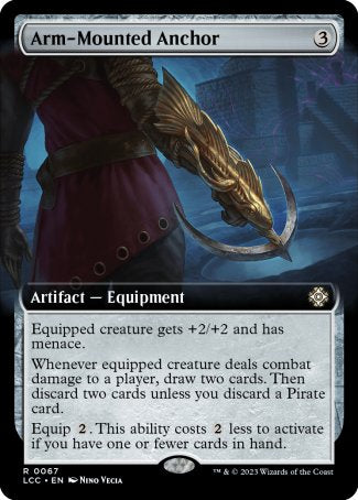 (067) Magic The Gathering Commander: The Lost Caverns of Ixalan: Extras Single: Arm-Mounted Anchor  Rare