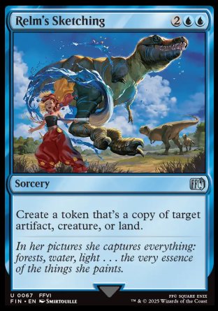 (067) Magic The Gathering Magic: The Gathering - FINAL FANTASY Single: Relm's Sketching Holo Uncommon