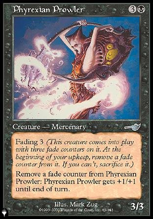 (065) Magic The Gathering The List Single: Phyrexian Prowler  Uncommon
