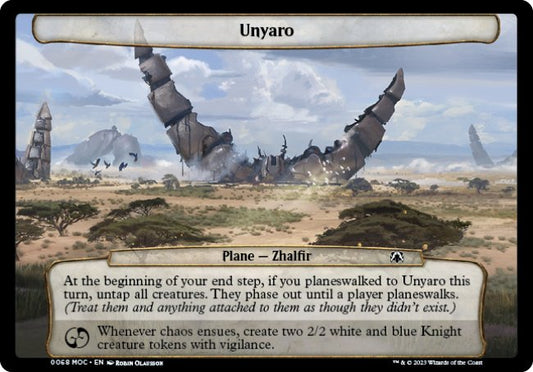 (068) Magic The Gathering Commander: March of the Machine Single: Unyaro  Common