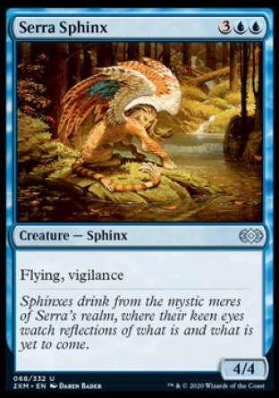 (068/332) Magic The Gathering Double Masters Single: Serra Sphinx Holo Uncommon