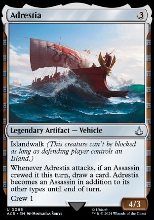(068) Magic The Gathering Universes Beyond: Assassin's Creed Single: Adrestia  Holo Uncommon