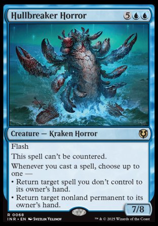 (068) Magic The Gathering Innistrad Remastered Single: Hullbreaker Horror  Rare