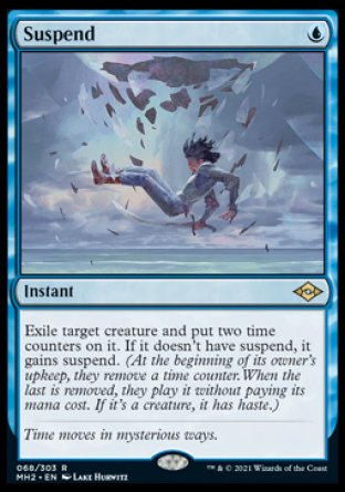 (068) Magic The Gathering Modern Horizons 2 Single: Suspend Holo Rare