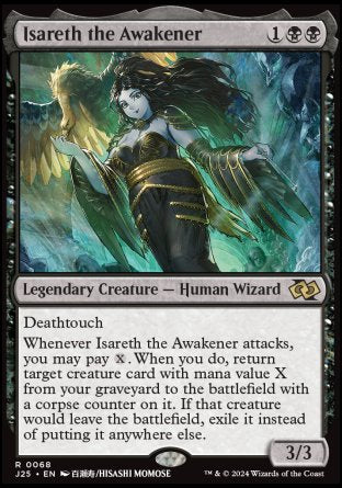 (068) Magic The Gathering Foundations Jumpstart Single: Isareth the Awakener  Rare