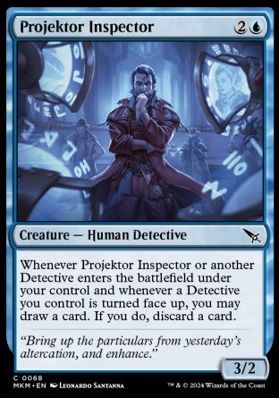 (068) Magic The Gathering Murders at Karlov Manor Single: Projektor Inspector Holo Common